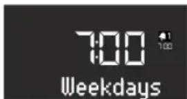 SONORO Stereo - Setting the alarm repeat frequency - 1