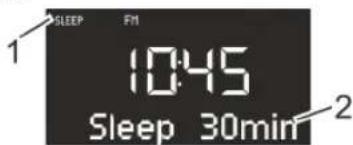 SONORO Stereo - Impostare l'intervallo temporale per la funzione Sleep Timer - 1