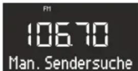 SONORO Stereo - Manuelle Sendersuche - 1