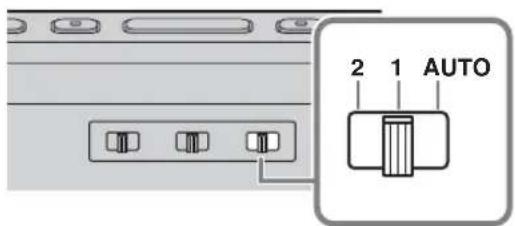 YAMAHA Restio ISX803D - EINSTellen DER HELLIGKEIT DES BEDIENFELDDISPLAYS - 1