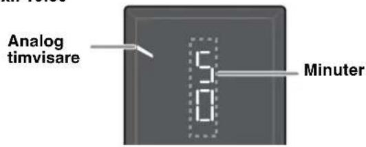 YAMAHA Restio ISX803D - Växla mellan typ av klocka - 2