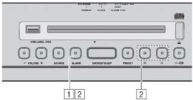 YAMAHA Restio ISX803D - Setting Weekly Alarm on the unit - 1