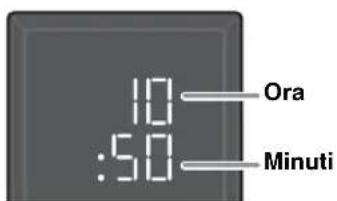 YAMAHA Restio ISX803D - Commutazione da un tipo di orologio all'alto - 3