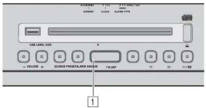 YAMAHA Restio ISX803D - USING THE SLEEP TIMER - 1