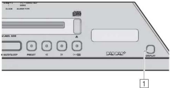 YAMAHA Restio ISX803D - Växla DAB-stationsinformation - 1