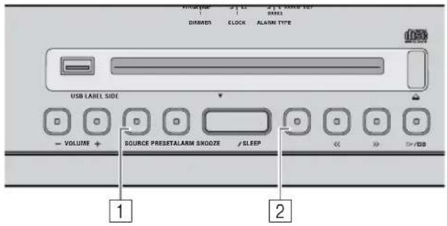YAMAHA Restio ISX803D - Auswahlen eines voreingestellten FM-Senders - 1
