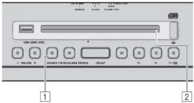 YAMAHA Restio ISX803D - Pannello superiore - 1