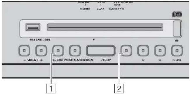 YAMAHA Restio ISX803D - Selección de una emisióna de FM presintonizada - 1