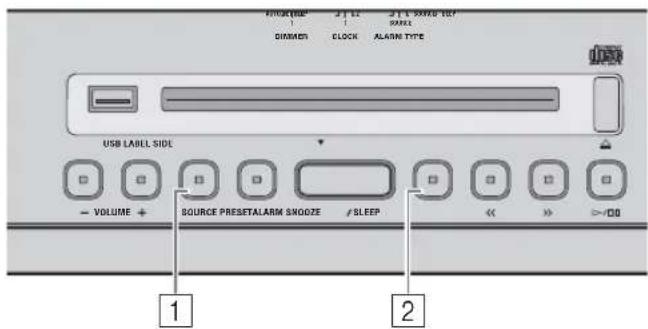 YAMAHA Restio ISX803D - Auswahlen von voreingestellten DAB-Radiosendern - 1