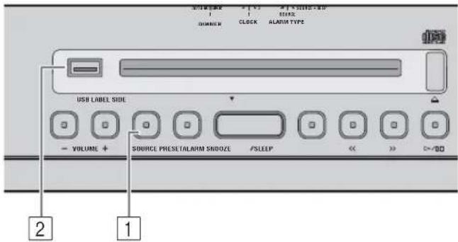 YAMAHA Restio ISX803D - Listening to a USB device - 1