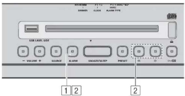 YAMAHA Restio ISX803D - Ställa in Weekly Alarm på encheten - 1