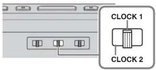 YAMAHA Restio ISX803D - Växla mellan typ av klocka - 1