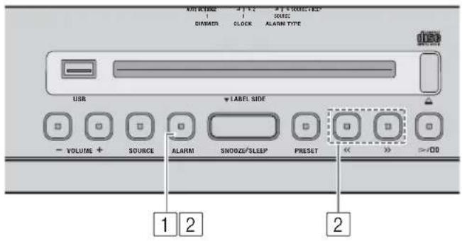 YAMAHA Restio ISX803D - Impostazione di Weekly Alarm sull'unità - 1
