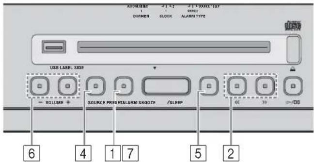 YAMAHA Restio ISX803D - Einstellen der Weckzeit und des Weckertypes - 1