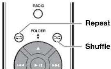 YAMAHA Restio ISX803D - Repeat/shuffle playback - 1