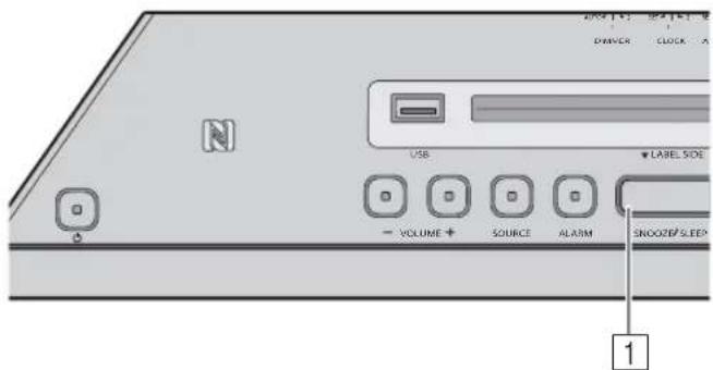 YAMAHA Restio ISX803D - Disattivazione della sveglia per breve tempo (snoopze) - 1