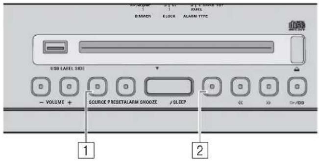 YAMAHA Restio ISX803D - Rappel d'une préselection FM - 1