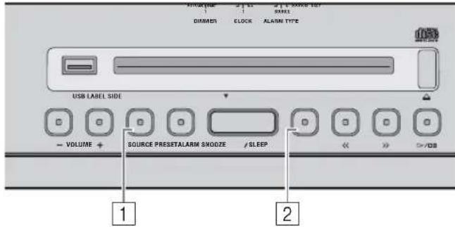 YAMAHA Restio ISX803D - Välja en Förinställd radiokanal - 1