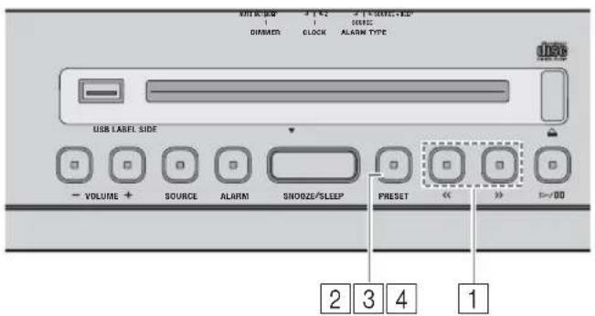 YAMAHA Restio ISX803D - Speichern von FM-Sendern (Voreinstellung) - 1
