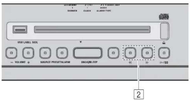 YAMAHA Restio ISX803D - Einstellen der Zeit - 1
