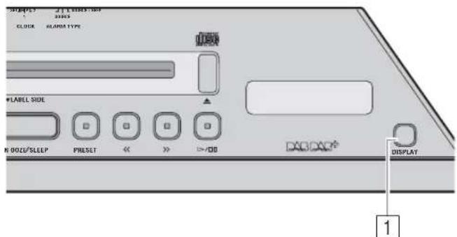 YAMAHA Restio ISX803D - Umschalten der DAB-Radiosender-Informationen - 1