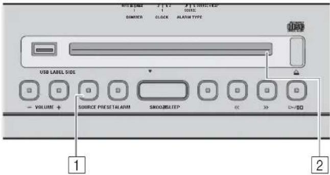 YAMAHA Restio ISX803D - Top panel - 1