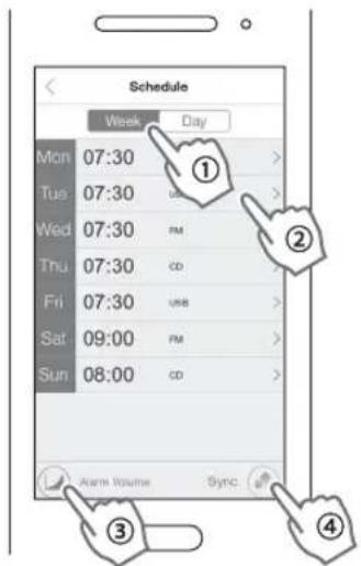 YAMAHA Restio ISX803D - Setting Weekly Alarm with DTA CONTROLLER - 1
