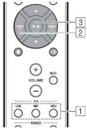 YAMAHA Restio ISX803D - CONTROLLO TONO (SOLO TELECOMANDO) - 1