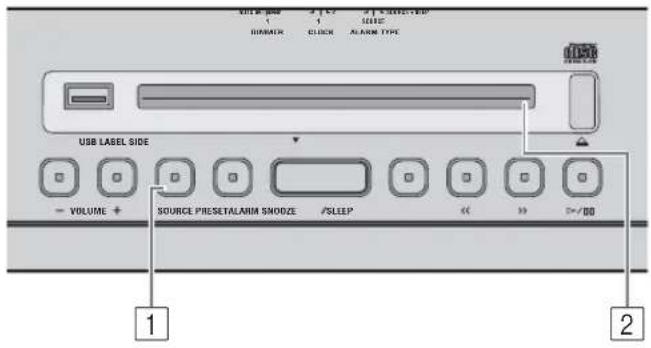 YAMAHA Restio ISX803D - Top panel - 1