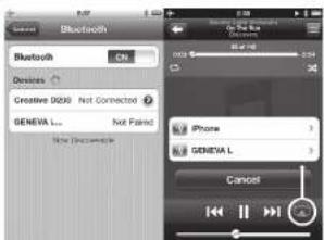 GENEVA Model XL Wireless DAB+ - Bluetooth settings on the iPhone - 1