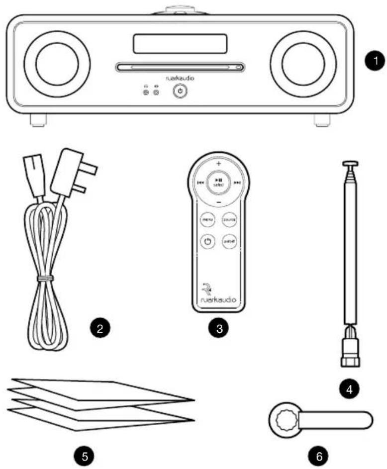 Ruark Audio R4 mk3 - Contenu du colis - 1