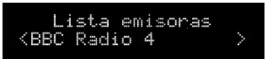 Lista emisoras