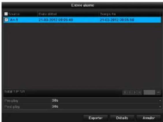 ABUS TVVR45021 - Événement (type d'événement « Détention de mouvement ») - 2