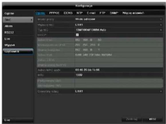 ABUS TVVR45021 - Konfiguracja sieci - 1
