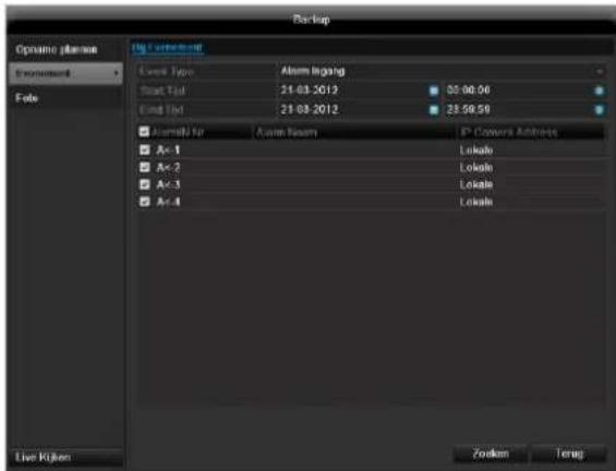 ABUS TVVR45021 - Evenement (gebeurtenistype „Alarm ingang”) - 1