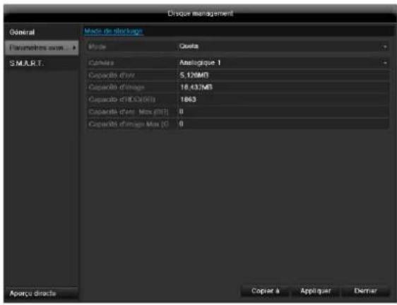 ABUS TVVR45021 - Configurations disques durs des cameras - 1