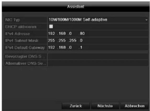 ABUS TVVR45021 - Netzwerkeinstellungen - 1