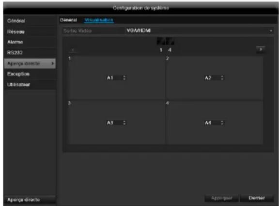 ABUS TVVR45021 - Configuration de la sortieamera - 1