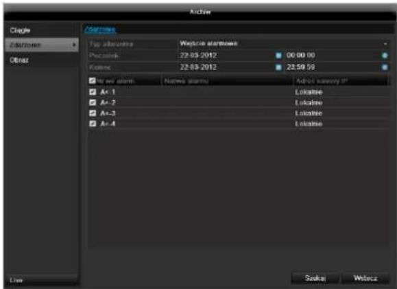 ABUS TVVR45021 - Zdarzenie (typ zdarzenia,Wejscie alarmowe') - 1