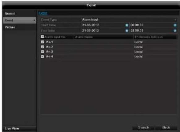 ABUS TVVR45021 - Event (event type 'Alarm input') - 1