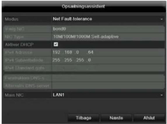 ABUS TVVR45021 - Netværksindstillinger - 1