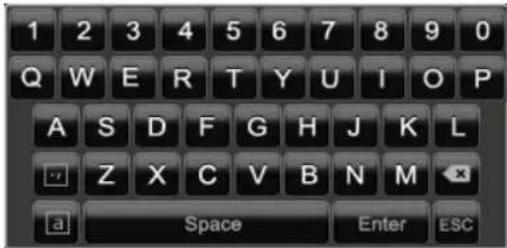 ABUS TVVR45021 - On-screen keyboard - 1