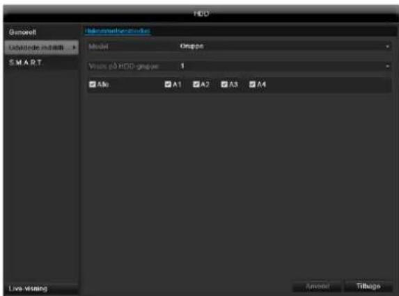 ABUS TVVR45021 - Kameraets harddiskindstlinger - 2