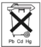 ABUS TVVR45021 - Vigtigt henvisning vedr. bortskaffelse af batterier - 1