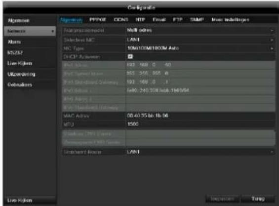 ABUS TVVR45021 - Netwerkconfiguratie - 1