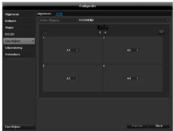 ABUS TVVR45021 - Camera-uitgang instellen - 1