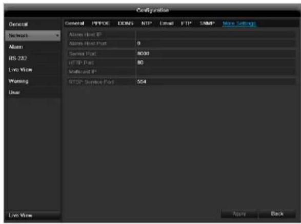ABUS TVVR45021 - More settings - 1