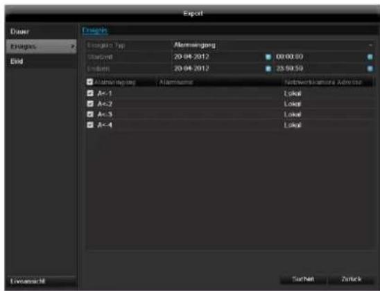 ABUS TVVR45021 - Ereignis (Ereignistyp,Alarmeingang') - 1