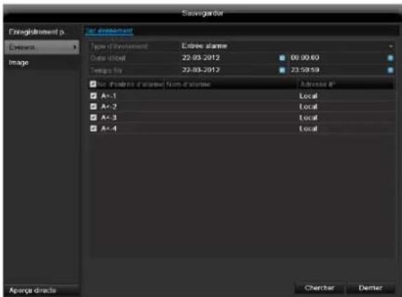 ABUS TVVR60021 - Événement (type d'événement « Entrée alarme ») - 1