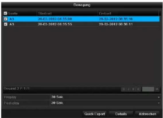 ABUS TVVR60021 - Ereignis (Ereignistyp, Bewegung') - 2